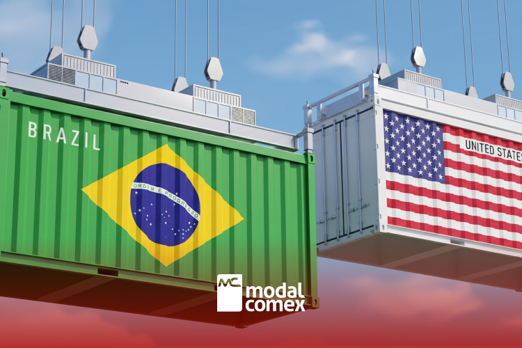 Exportações brasileiras crescem 6,6%, mas queda de 14% para os EUA acende alerta no comércio exterior